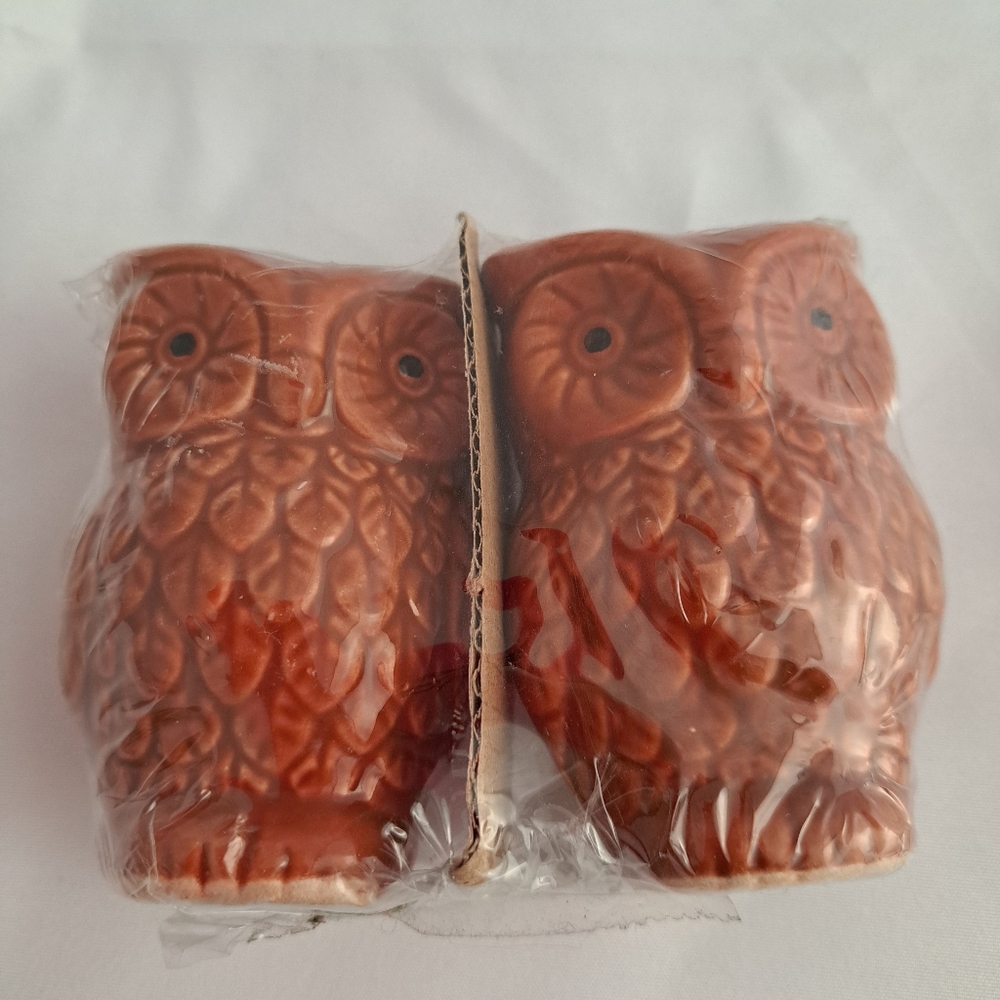 Retro Style Owl Salt and Pepper Shakers